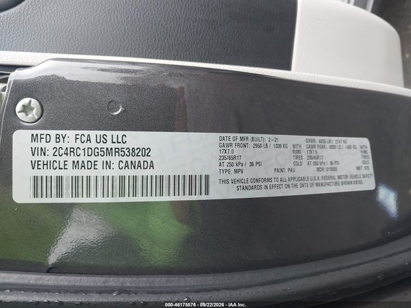 2021 CHRYSLER VOYAGER LXI — I9