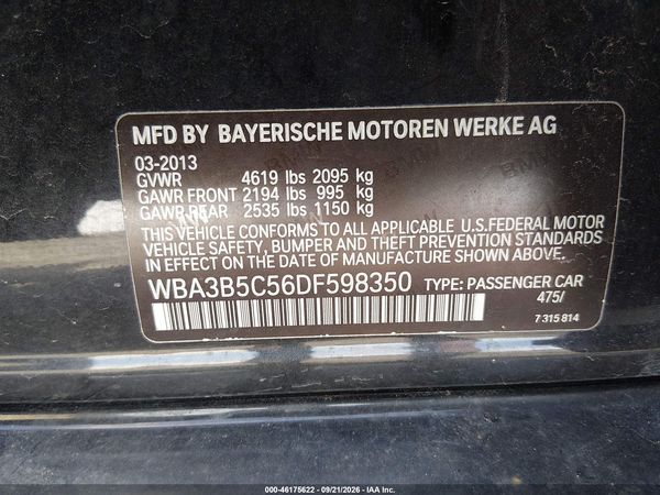 2013 BMW 328I XDRIVE — I9