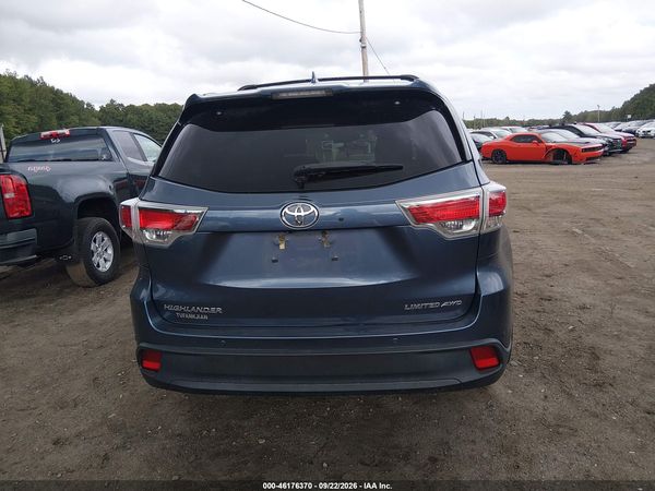 2016 TOYOTA HIGHLANDER LIMITED V6 — I119