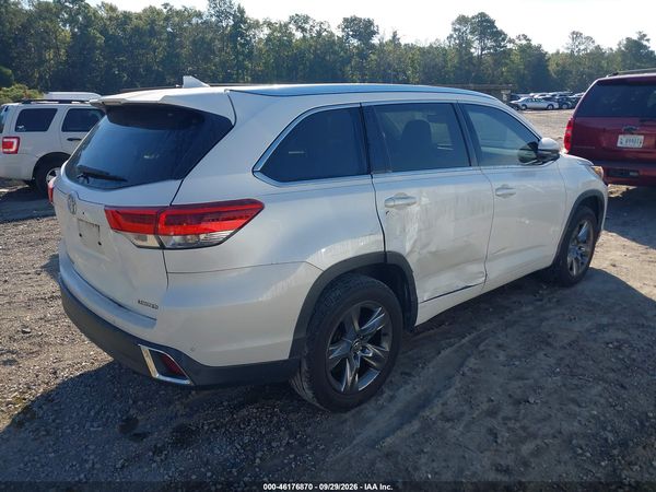 2017 TOYOTA HIGHLANDER LIMITED PLATINUM — I4