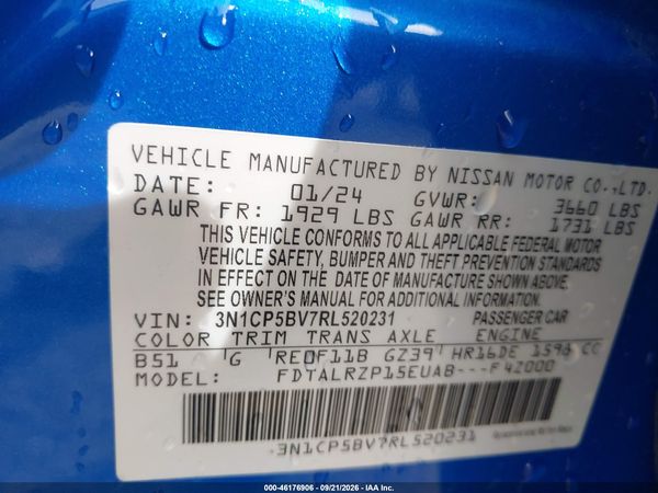 2024 NISSAN KICKS S XTRONIC CVT — I9