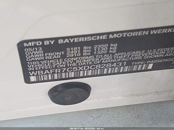 2013 BMW 535I — I9