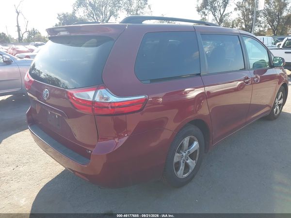 2017 TOYOTA SIENNA LE 8 PASSENGER — I4