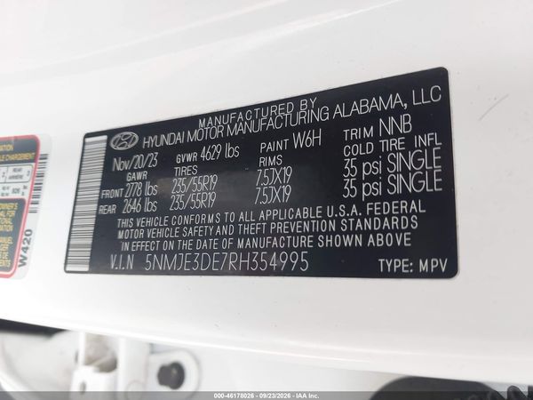 2024 HYUNDAI TUCSON LIMITED — I9