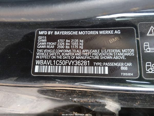 2015 BMW X1 XDRIVE28I — I9