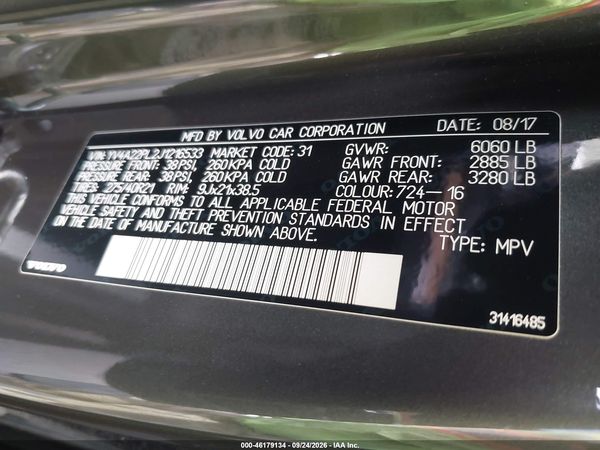 2018 VOLVO XC90 T6 INSCRIPTION — I9