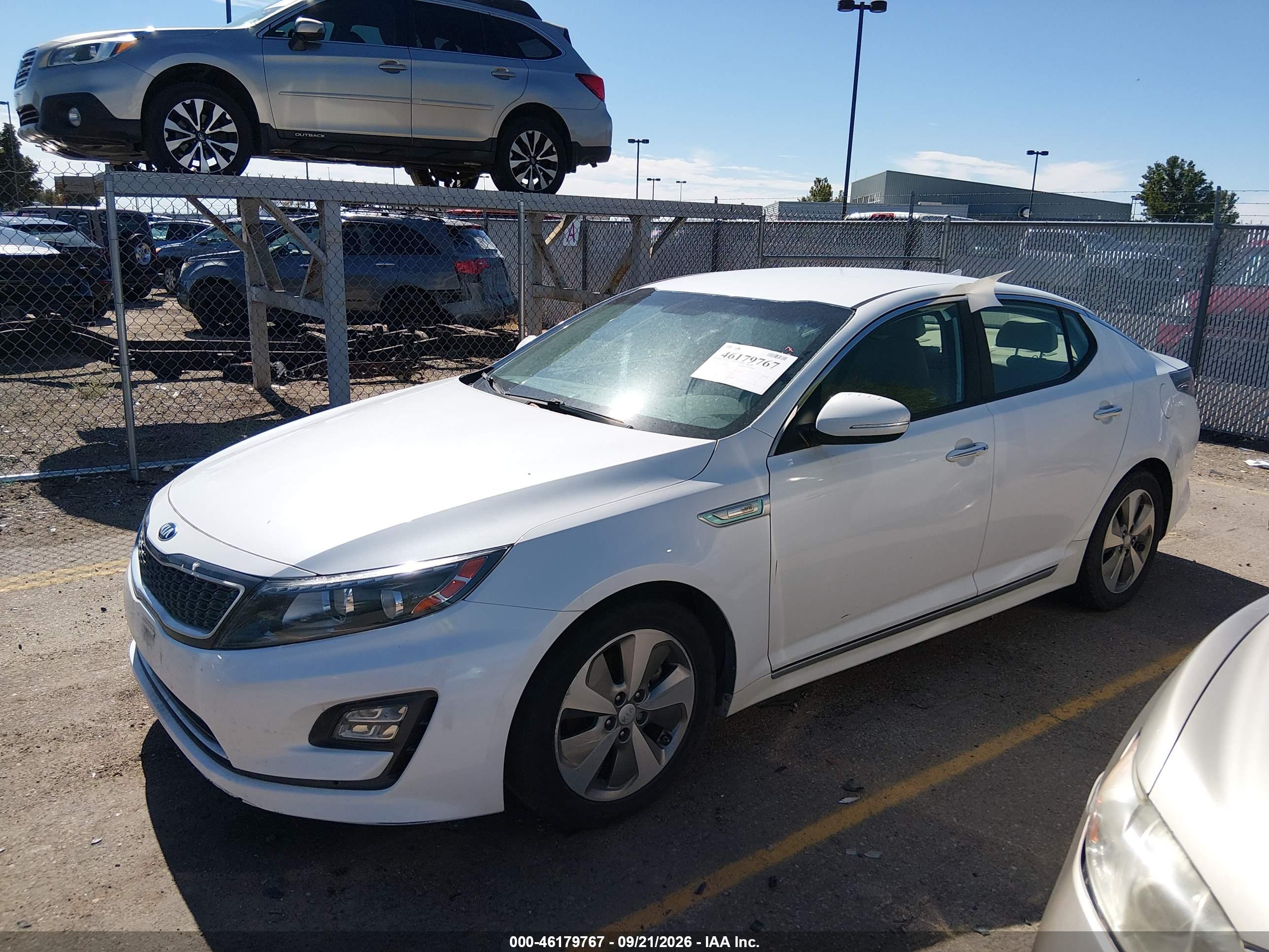 2016 KIA OPTIMA HYBRID EX — I2