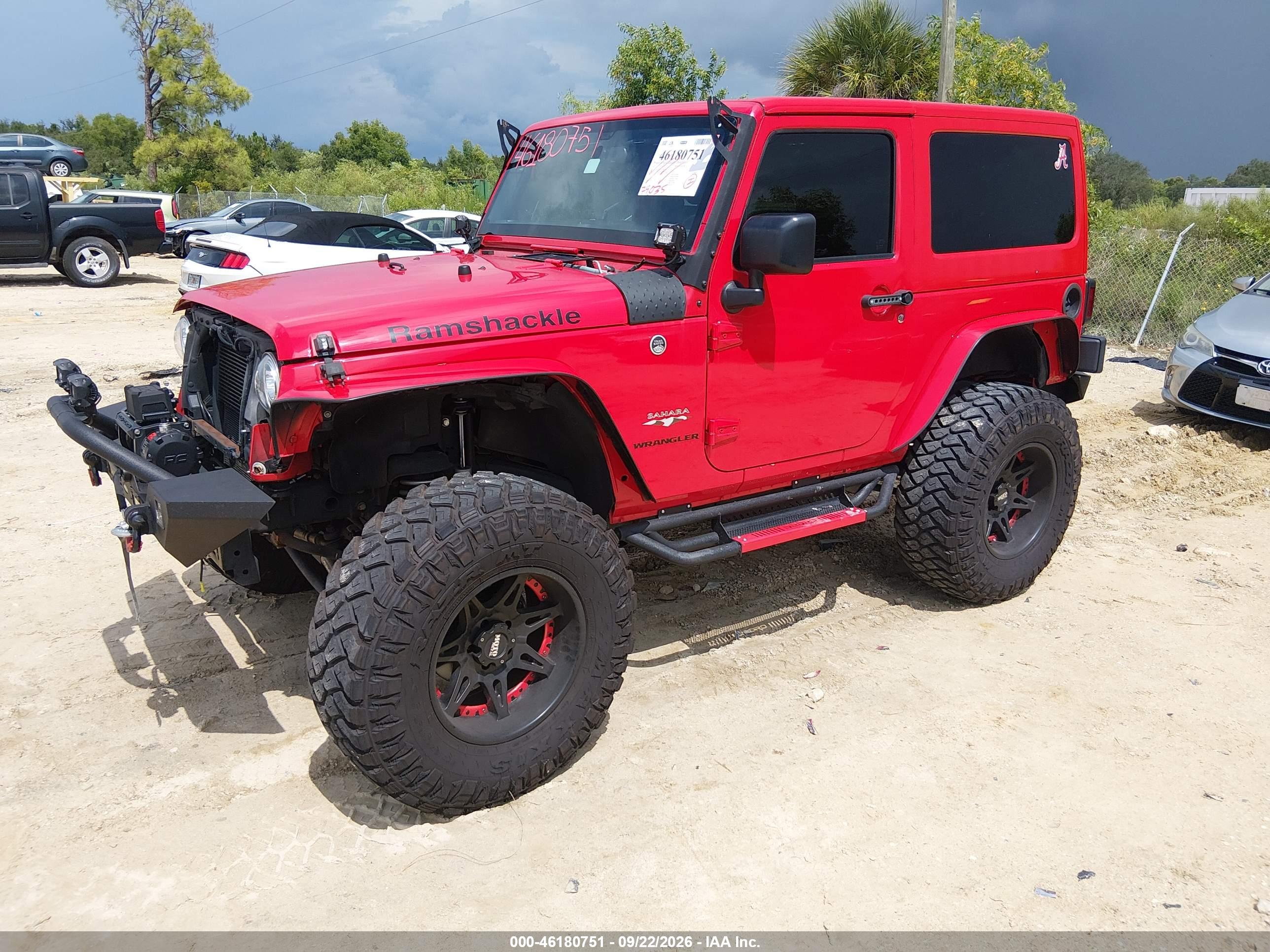 2017 JEEP WRANGLER SAHARA 4X4 — I2