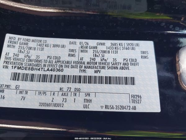 2026 FORD BRONCO OUTER BANKS — I9