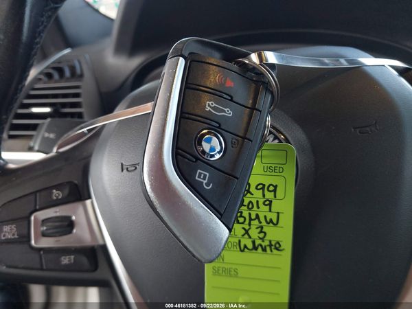 2019 BMW X3 SDRIVE30I — I11