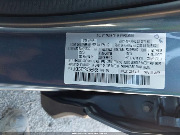 2016 MAZDA CX-5 TOURING — I9