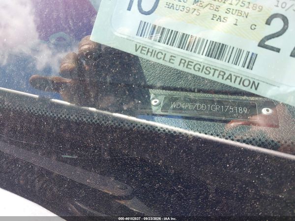 2016 MERCEDES-BENZ SPRINTER 2500 NORMAL ROOF — I152