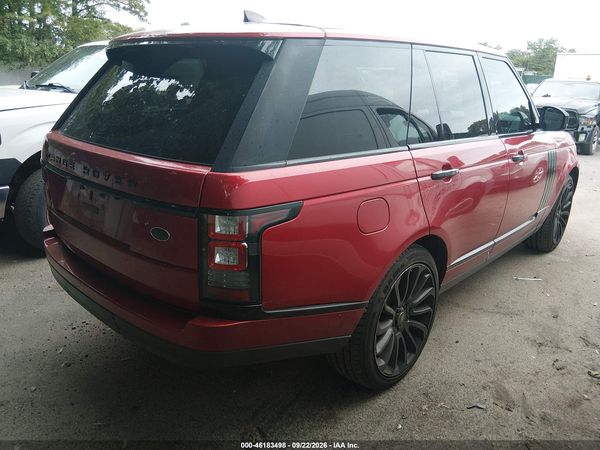2017 LAND ROVER RANGE ROVER 3.0L V6 SUPERCHARGED HSE — I4