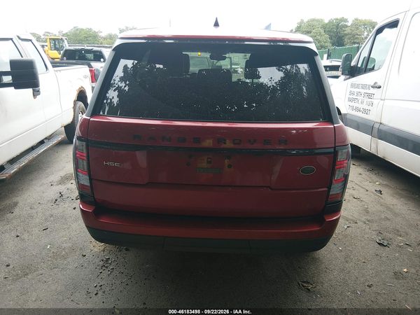2017 LAND ROVER RANGE ROVER 3.0L V6 SUPERCHARGED HSE — I119