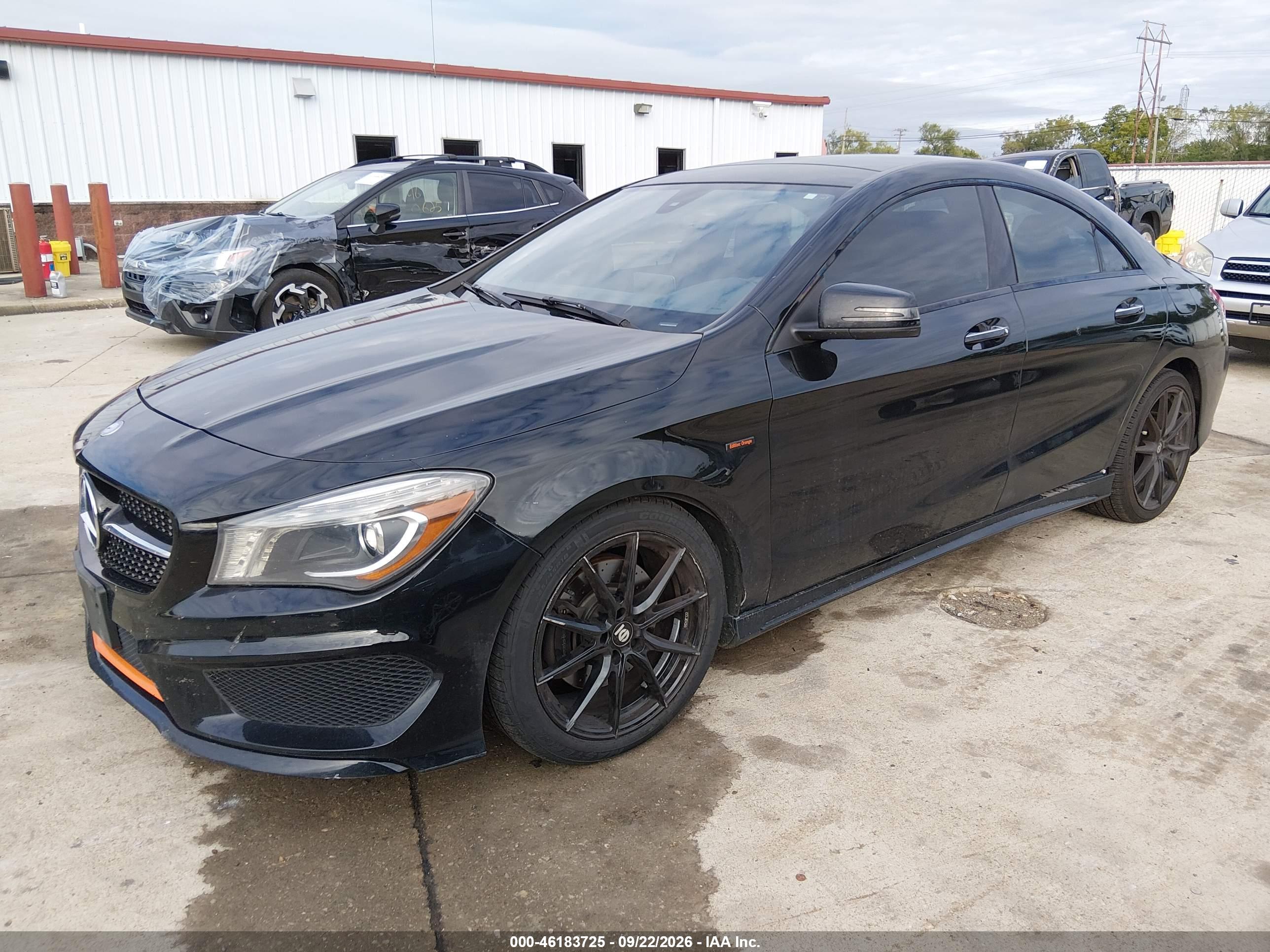 2016 MERCEDES-BENZ CLA 250 4MATIC — I2