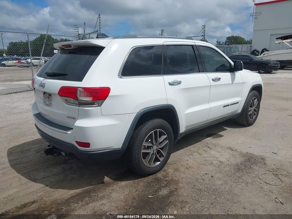 2017 JEEP GRAND CHEROKEE LIMITED 4X2 — I4