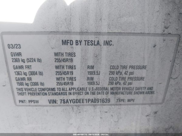 2023 TESLA MODELO Y — I9