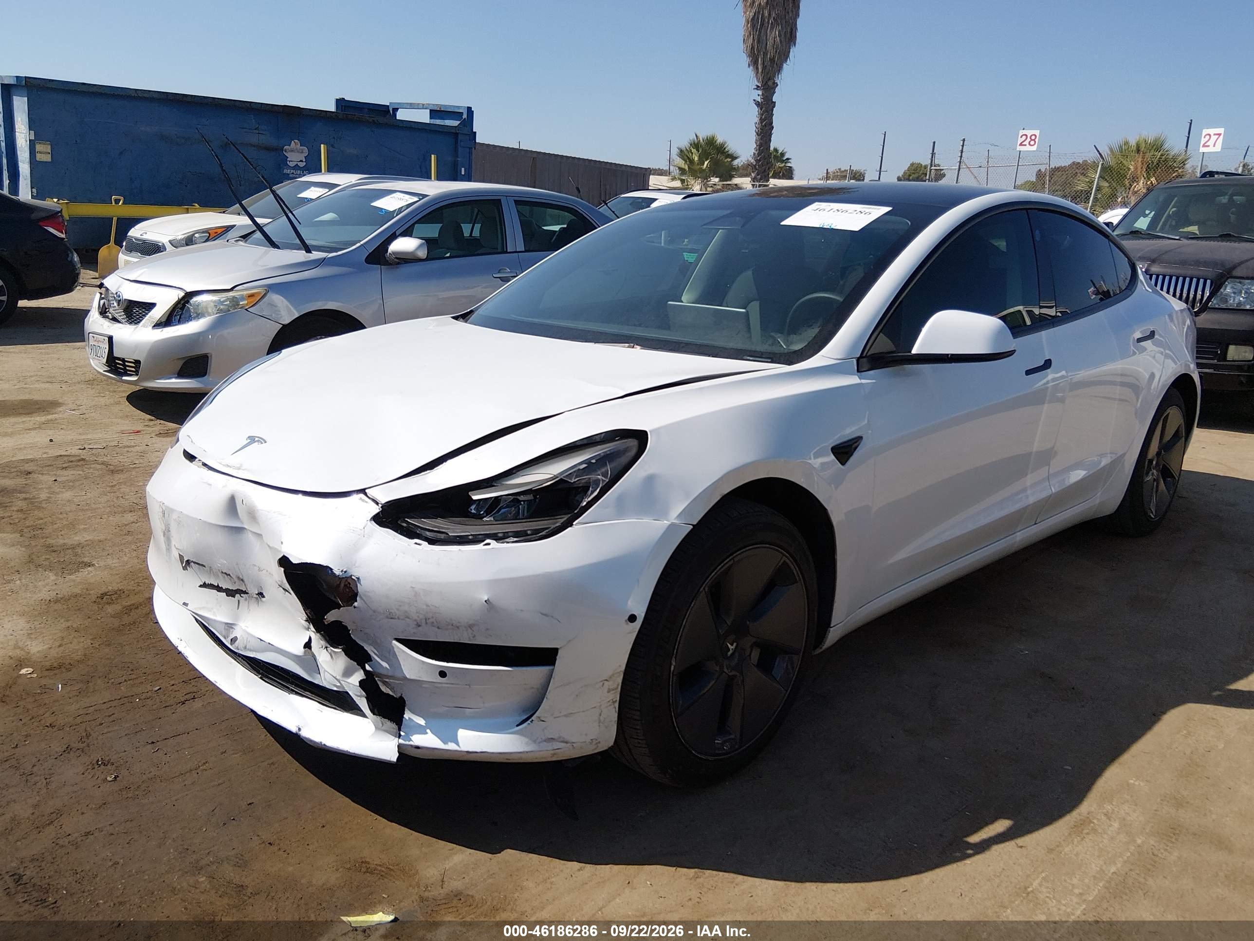 2022 TESLA MODEL 3 — I2