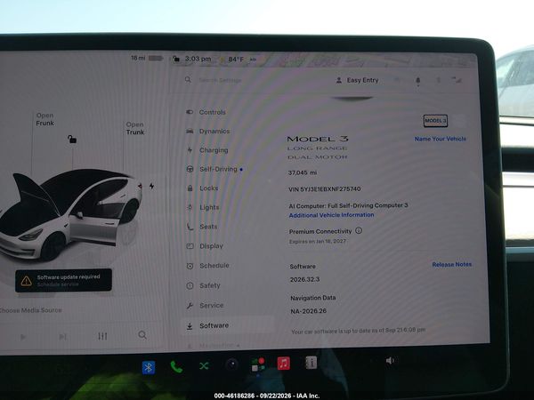 2022 TESLA MODEL 3 — I7