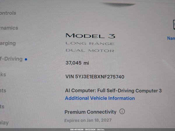 2022 TESLA MODEL 3 — I118