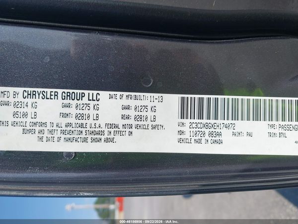 2014 DODGE CHARGER SE — I9