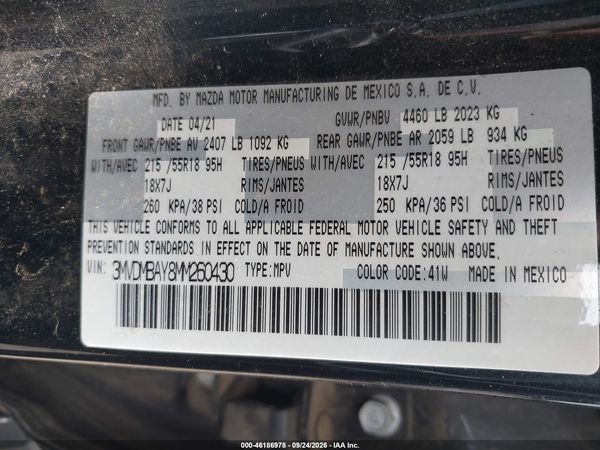 2021 MAZDA CX-30 2.5 TURBO — I9