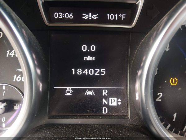 2012 MERCEDES-BENZ M-CLASS ML 350 — I118