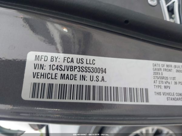 2025 JEEP WAGONEER CARBIDE 4X4 — I9