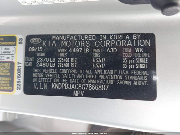 2016 KIA SPORTAGE LX — I9