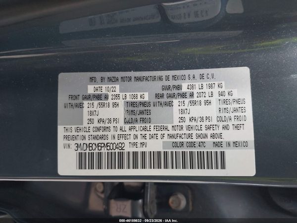 2023 MAZDA CX-30 2.5 S CARBON EDITION — I9