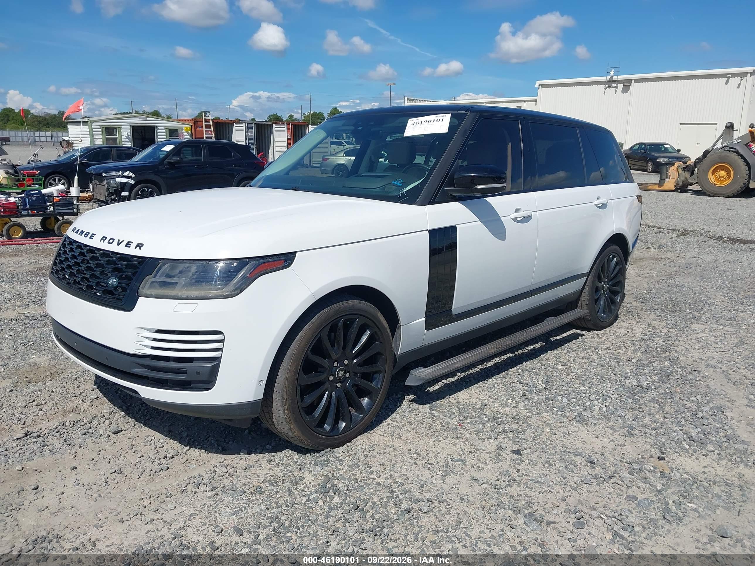 2018 LAND ROVER RANGE ROVER 5.0L V8 SUPERCHARGED — I2