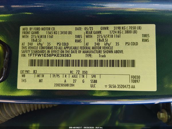 2023 FORD F-150 XLT — I9