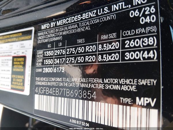 2026 MERCEDES-BENZ GLE 350 GLE350 — I9