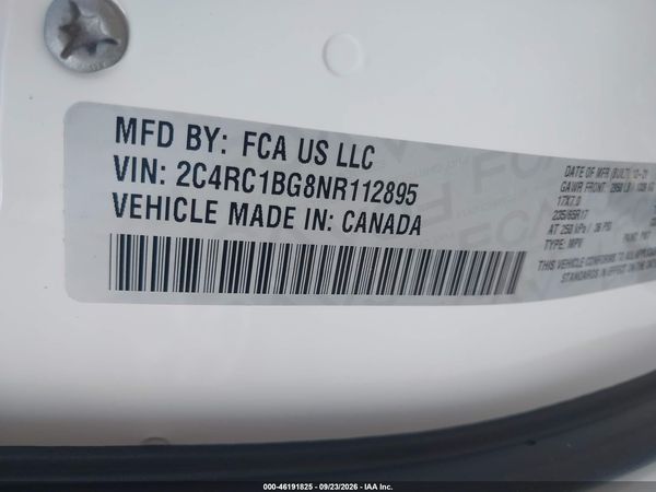 2022 CHRYSLER PACIFICA TOURING L — I9