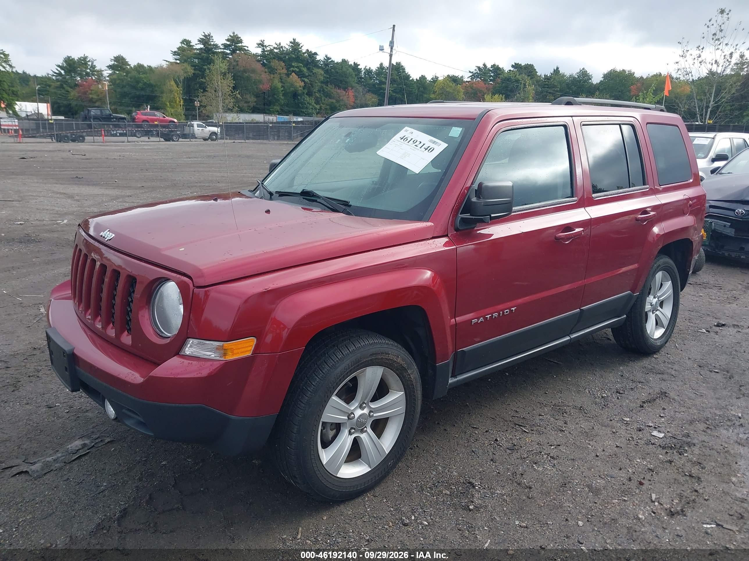2016 JEEP PATRIOT LATITUDE — I2