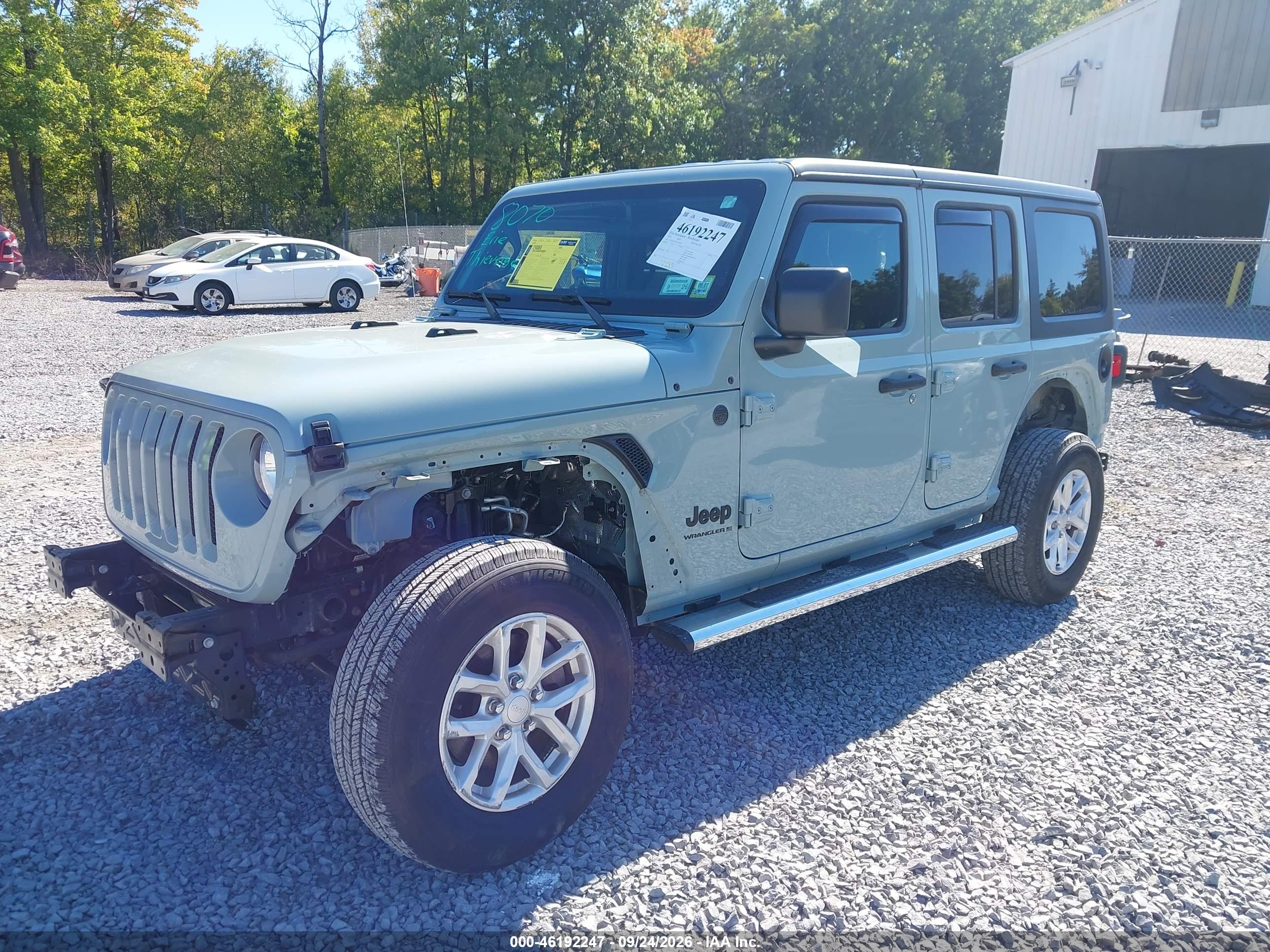 2023 JEEP WRANGLER 4-DOOR SPORT S 4X4 — I2