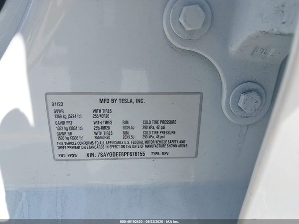 2023 TESLA MODEL Y — I9