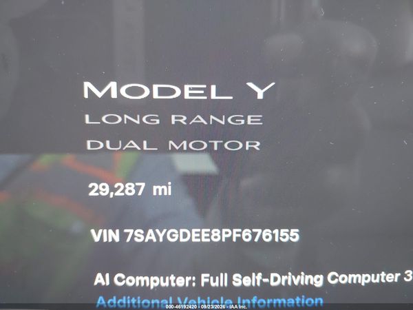 2023 TESLA MODEL Y — I118