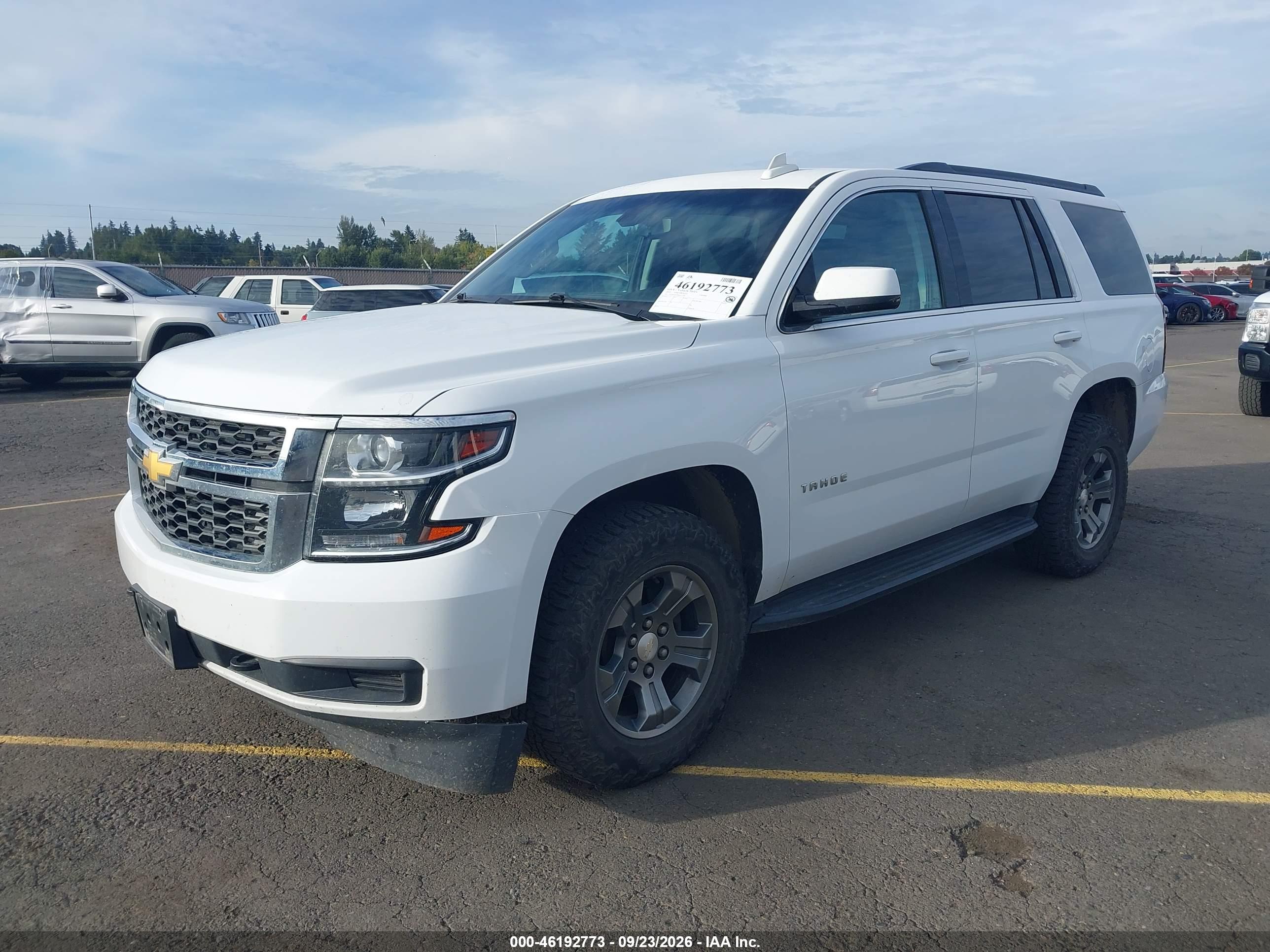 2019 CHEVROLET TAHOE LS — I2