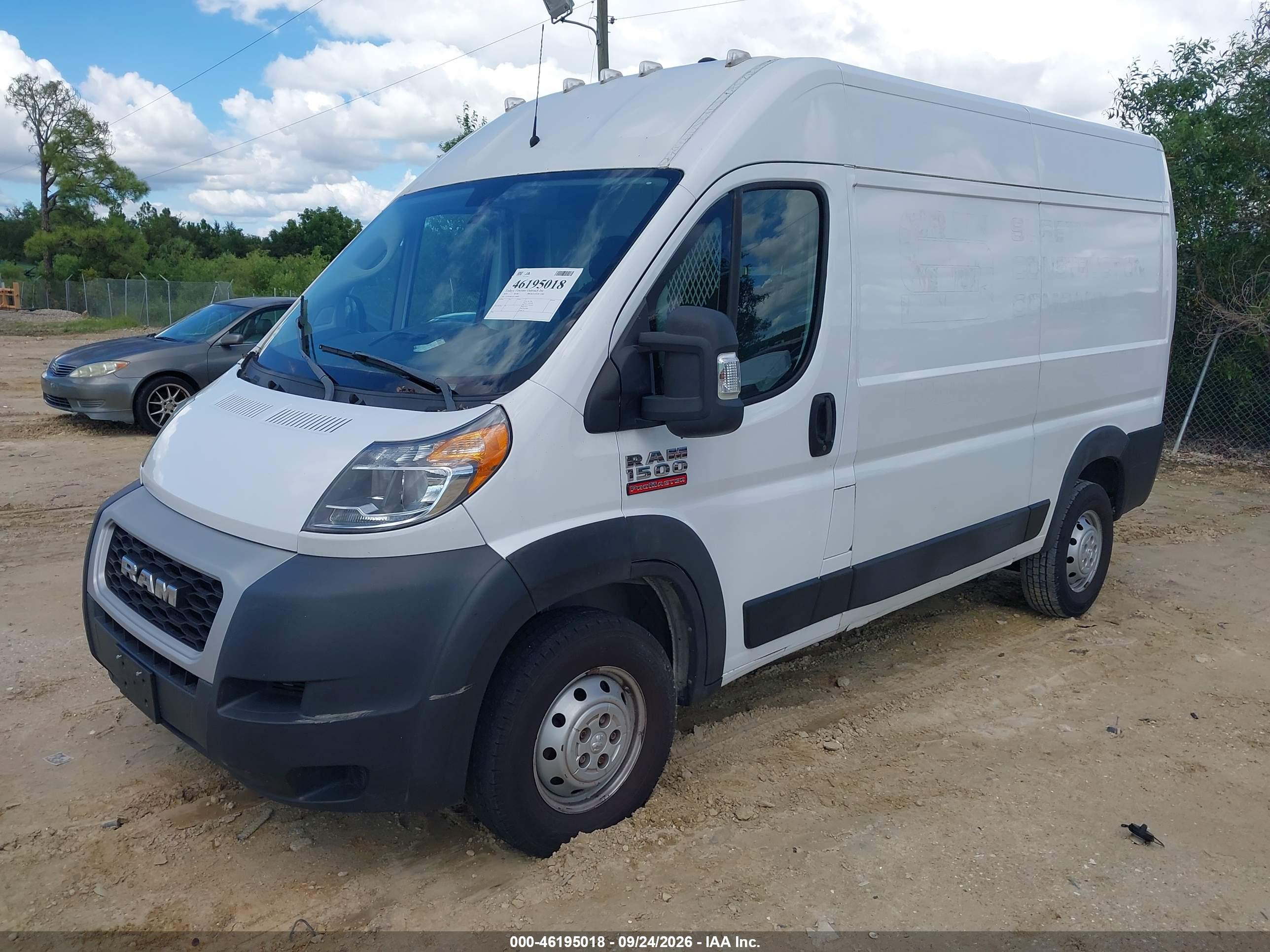 2019 RAM PROMASTER 1500 HIGH ROOF 136 WB — I2