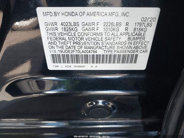 2020 ACURA ILX — I9