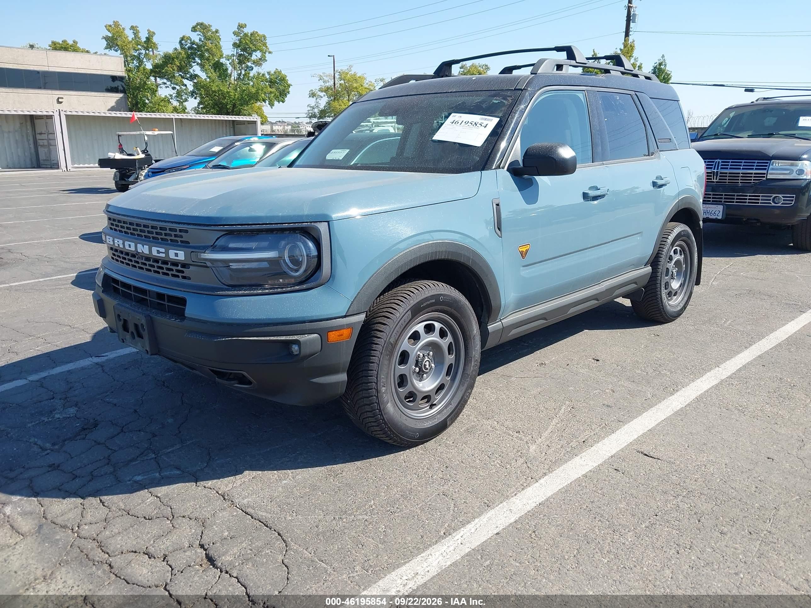 2022 FORD BRONCO SPORT BADLANDS — I2