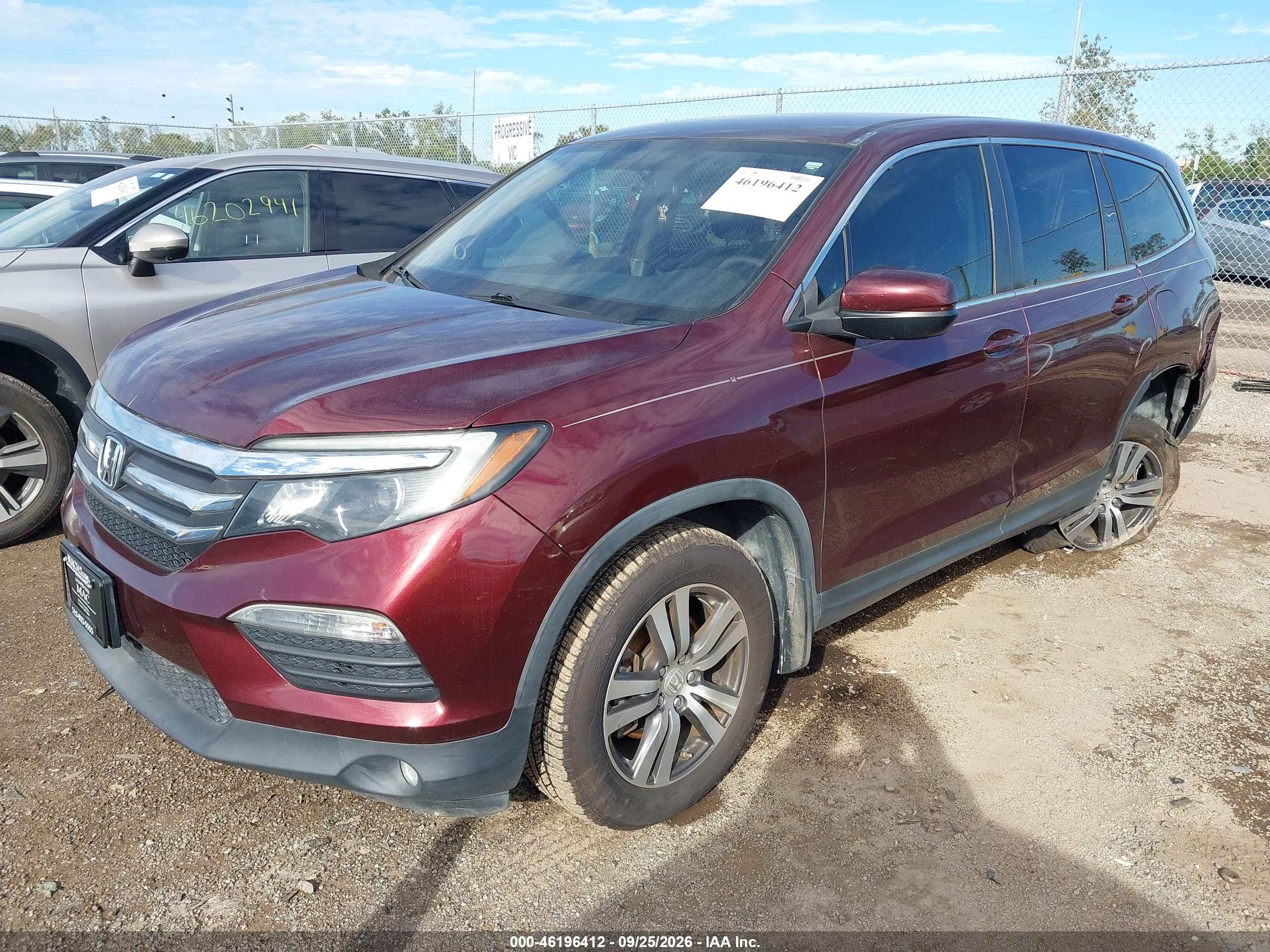 2018 HONDA PILOT EX — I2