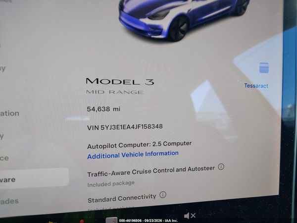 2018 TESLA MODELO 3 LONG RANGE/MID RANGE — I7
