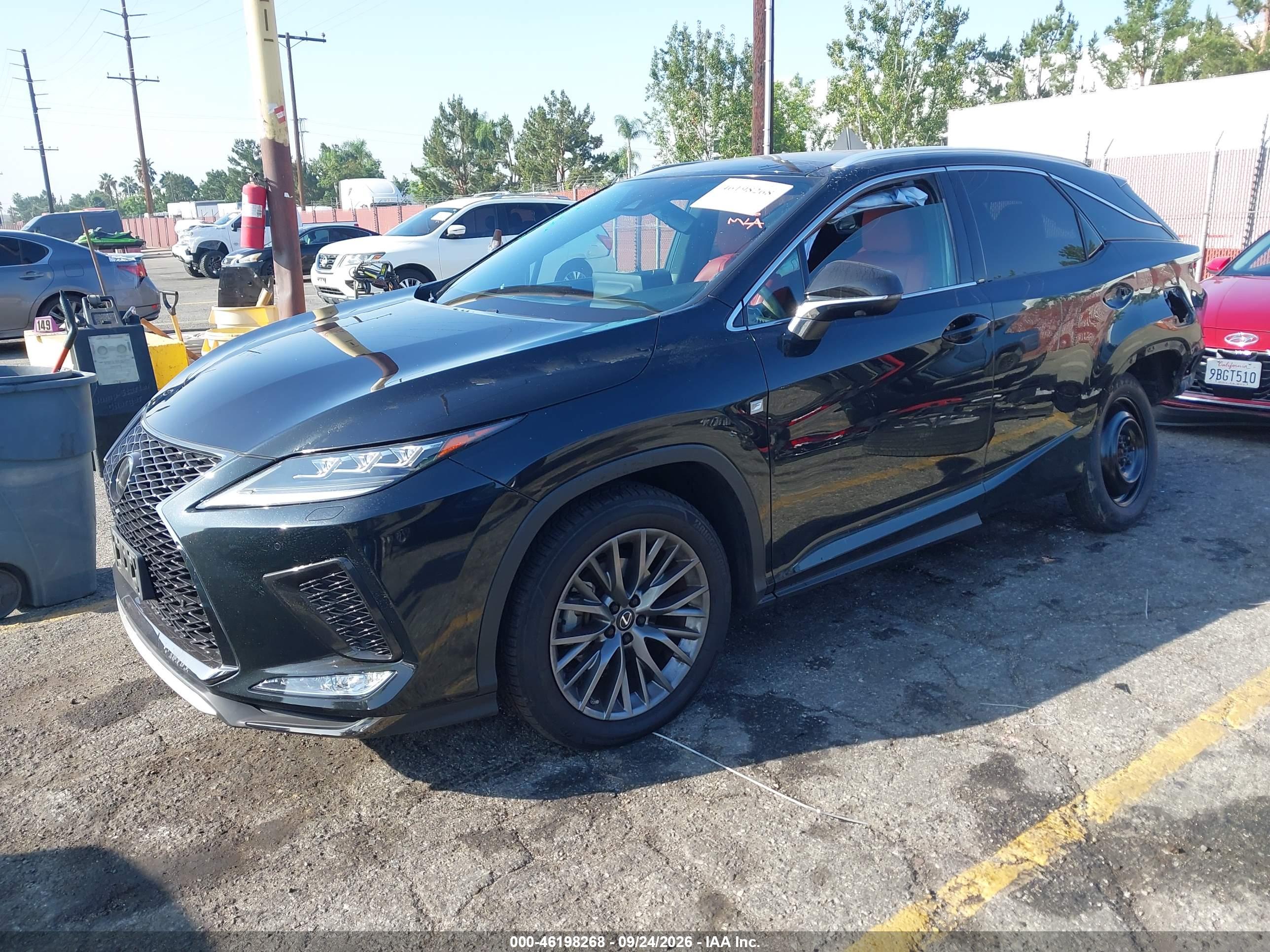 2022 LEXUS RX 350 F SPORT HANDLING — I2