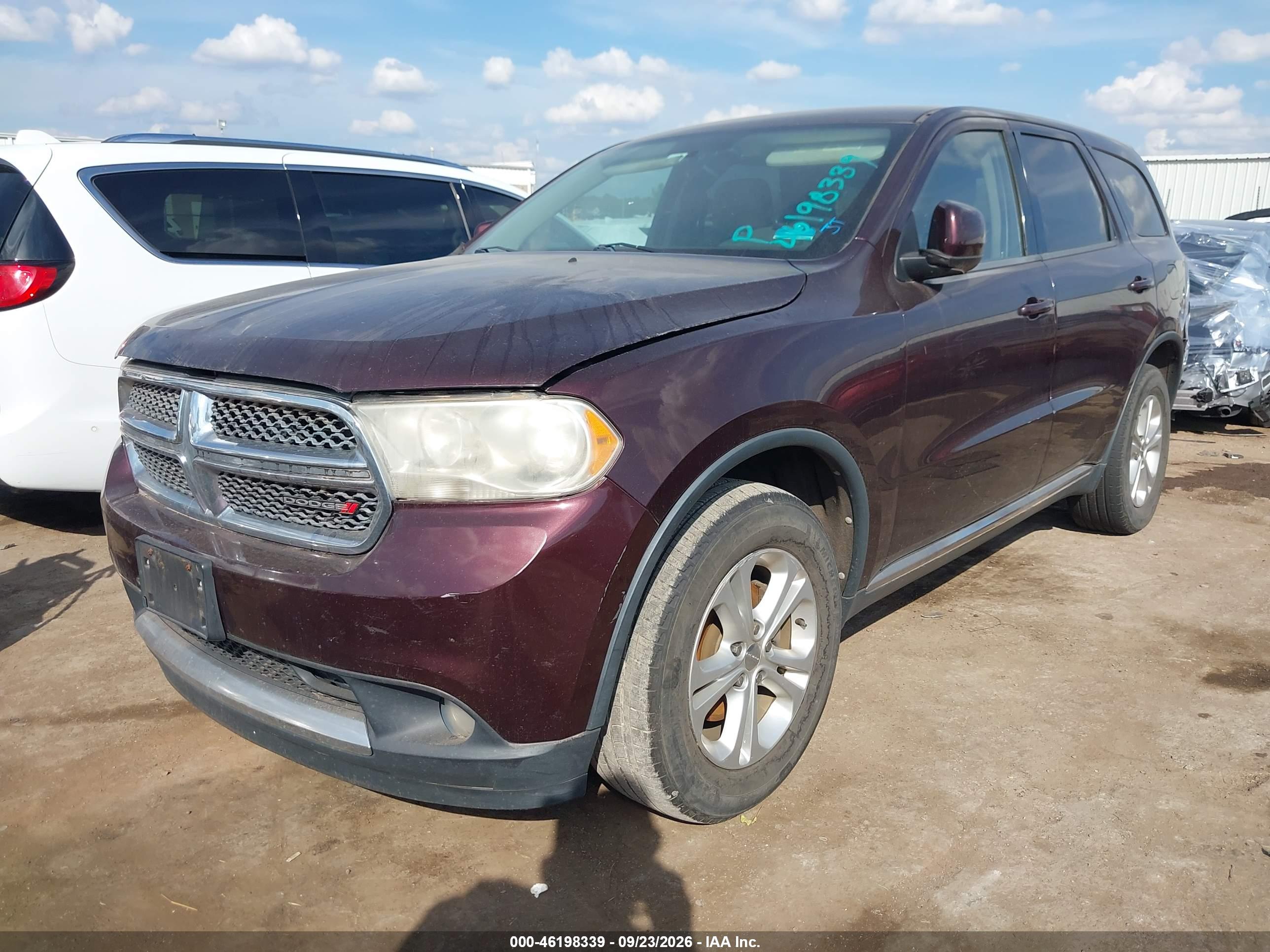 2012 DODGE DURANGO SXT — I2