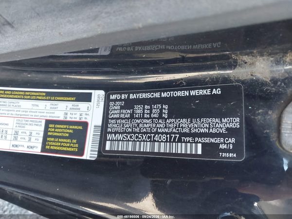2012 MINI COOPER S — I9
