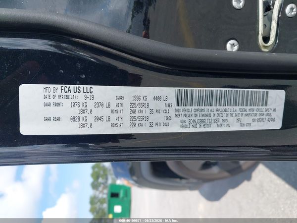 2020 JEEP COMPASS ALTITUDE FWD — I9