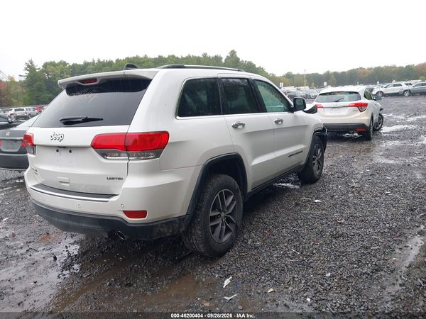 2017 JEEP GRAND CHEROKEE LIMITED 4X4 — I4