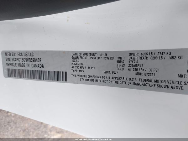 2027 CHRYSLER PACIFICA Select — I9